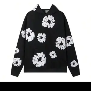 Floral Denim Streetwear Oversized Acid