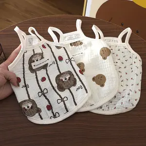 Summer Casual Breathable Pet Clothes Sleeveless Cute Pet Vest Sun-Block Thin Anti-Shedding