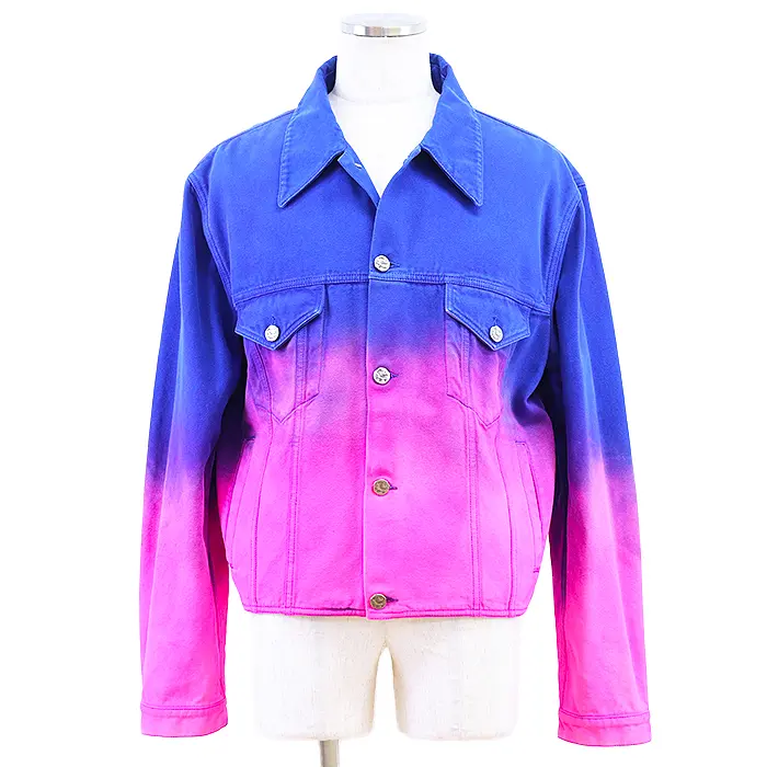 Pre-owned Louis Vuitton Cotton Small Leather Goods Amen Break Cowhide Jacket