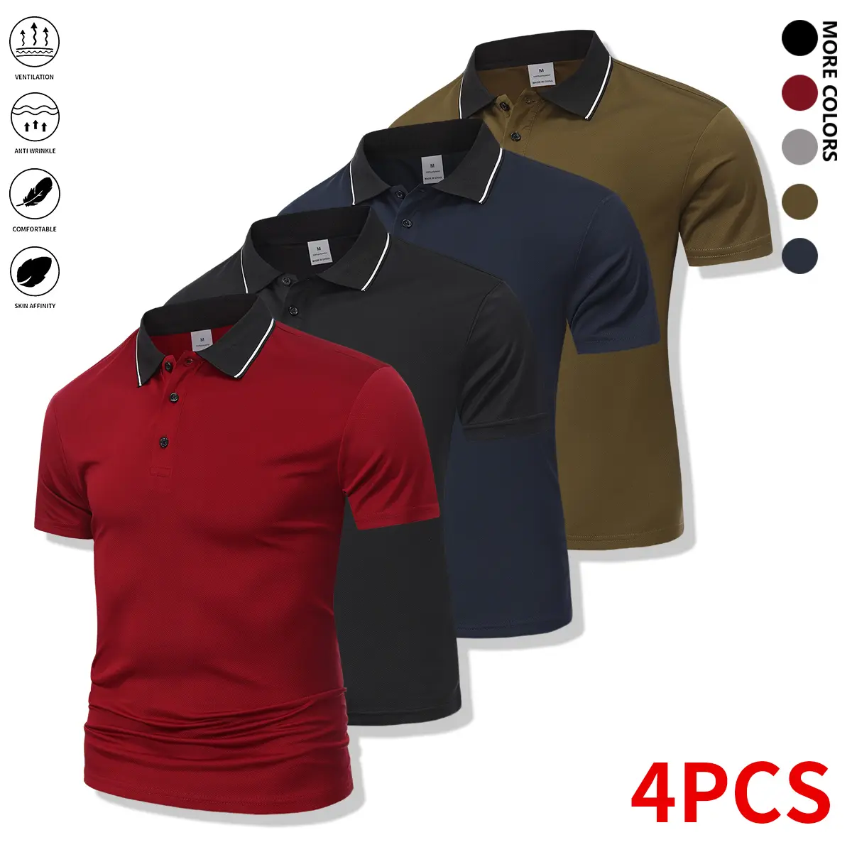 Red - Black - Dark Blue - Green