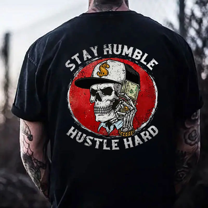 STAY HUMBLE HUSTLE HARD Print T-shirt, Hoodie & Sweater - Unisex Sizes S-5XL