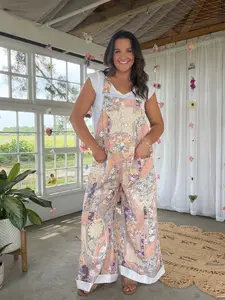 The Rodeo Princess Overalls - PATCHWORK