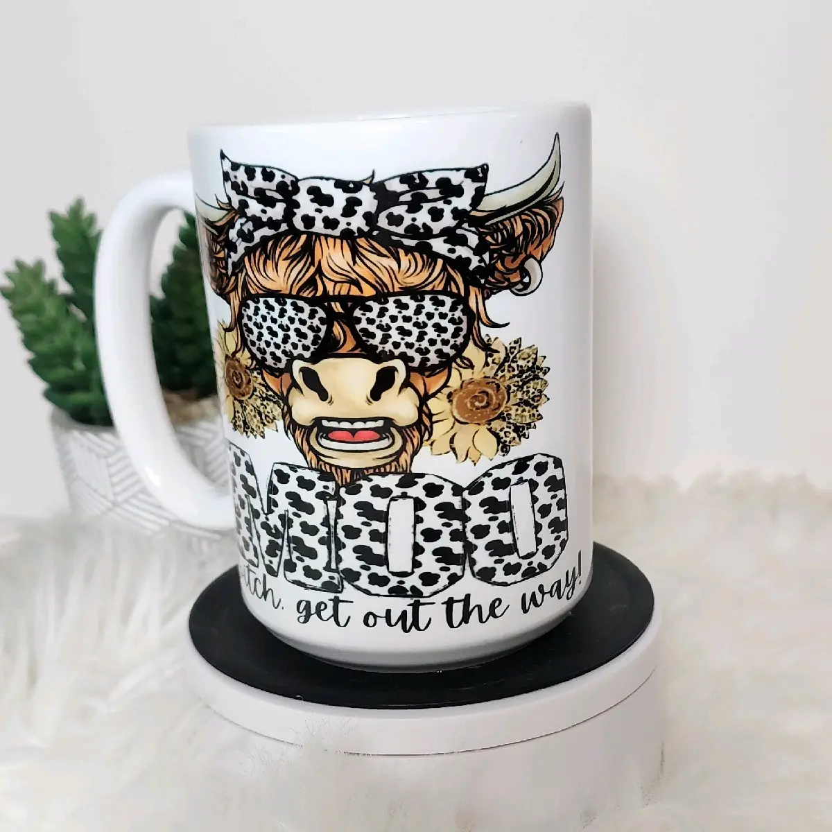 Moo Cow Ceramic Coffee Cup - Perfect Drinkware for Coffee and Tea Lovers