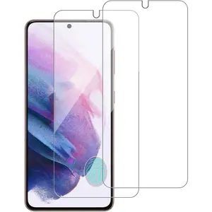 2 Pack for  Galaxy S21 5G / SM-g991u Screen Protector, Tempered-Glass, -curved Edges, Case Friendly, Bubble Free, HD Clear, Easy Installation
