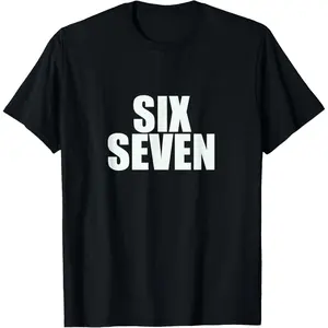 Fun Six Seven 6 7 Meme Design T-Shirt