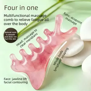 4-in-1 multifunctional massage comb for head therapy—unblocks meridians, suitable for face and eyes; a miracle comb