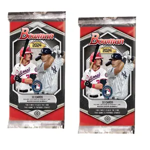Two Pack Lot of 2024 Bowman Baseball Hobby Packs (2 Packs)