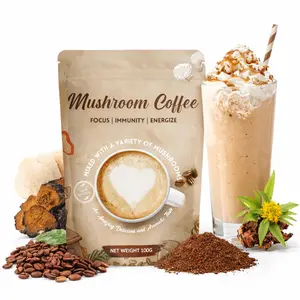Mushroom Coffee - Focus Immunity Energize Mixed with Variety of Mushrooms 100g