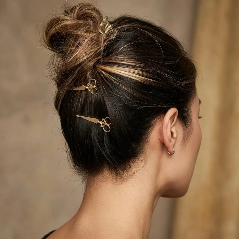 Scissors Hair Pin Set Hair Clip Set