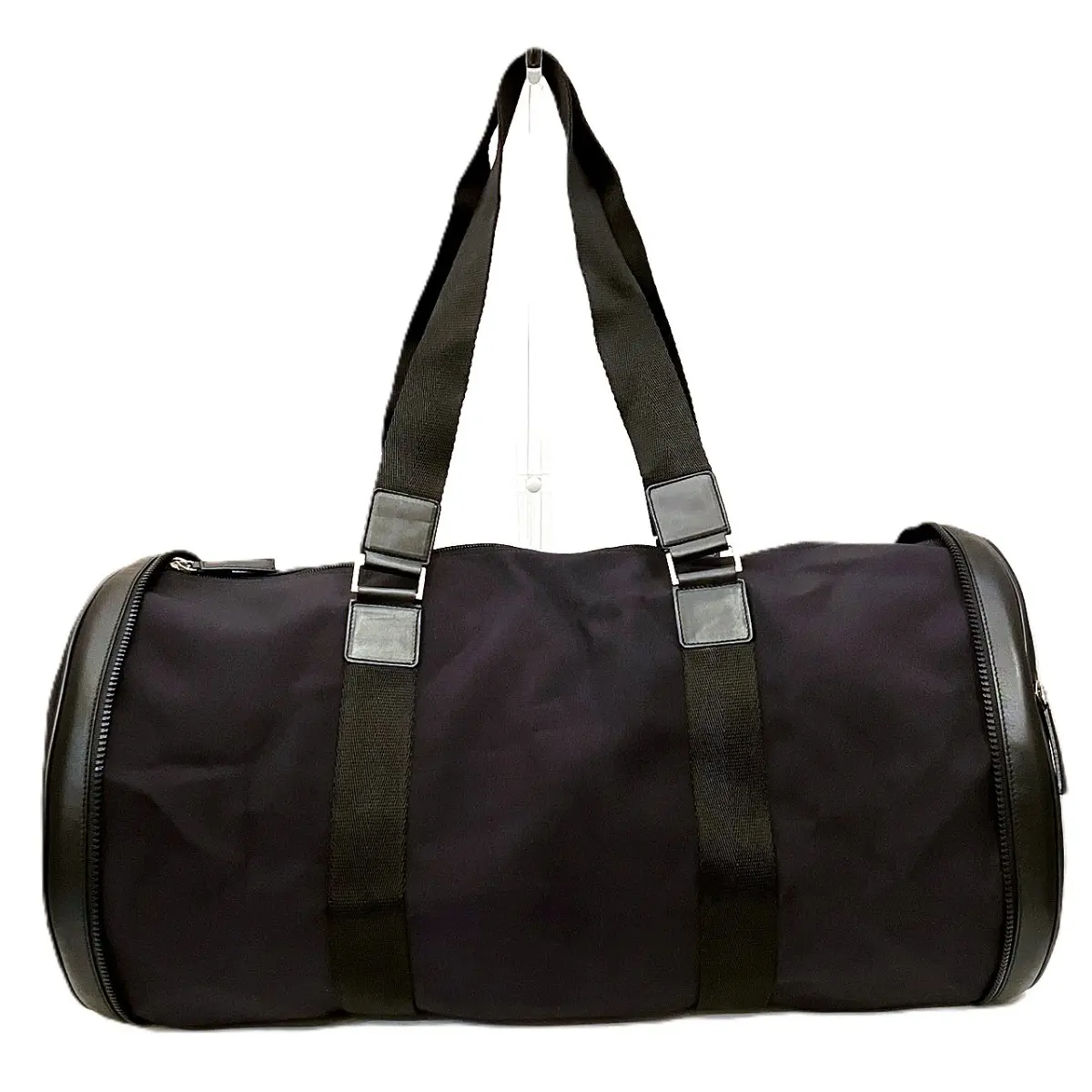 Pre-owned SALVATORE FERRAGAMO Nylon Tote Bags Leather Boston Bag
