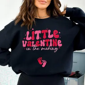 Valentine's Day Pregnancy Sweatshirt, Valentines Day Pregnancy Announcement Shirt, Valentine's Day Pregnancy Reveal, Valentine's Day Maternity Shirt
