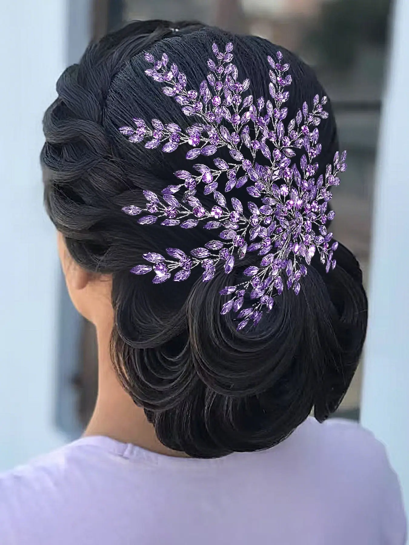 Shiny Fashion Rhinestone Headband for Wedding Bride Bridesmaid, Versatile Party Holiday Festival Dance Costume Accessory