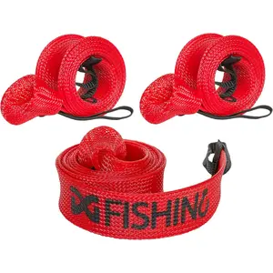 Fishing Rod Sleeve, 3 Pack, 7ft Casting Rod Protector/Rod Sock/Rod Cover