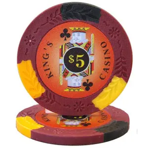 King's Casino 14 gram Pro Clay - $5 - Roll of 25
