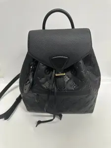Pre-owned Louis Vuitton leather Backpacks preowned Montsouris Backpack in Monogram Empreinte Leather【BF 12Z】