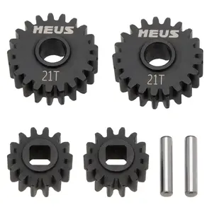 MEUS RACING Steel Overdrive Portal Gears for Axial Capra 1.9 UTB SCX10 III RC Crawlers (14-21T)