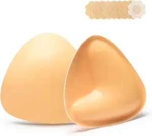 Women's Double-Sided Sticky Bra Pads - Ultra Instant Lift, Push Up Breast Enhancers, Reusable, Smooth, Lightweight, Backless-Friendly, Perfect Fit for Dress, Accessories, Casual Wear,summervibes
