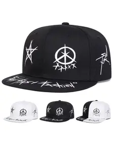 Unisex Graffiti Hip-Hop Baseball Cap, Adjustable Snapback Cap Sun Protection Casual Hat, Outdoor Sports, Spring & Fall Travel, Beach Activities