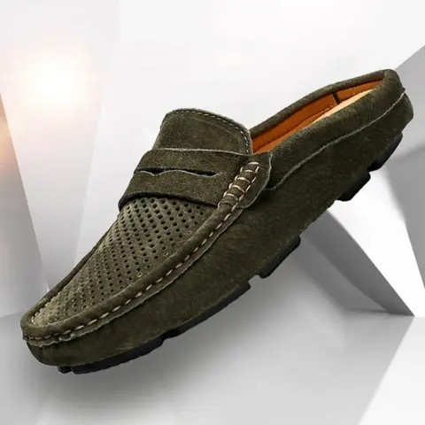 Men's Minimalist Solid Color Slip-on Mule Shoes, Casual Comfortable Non-slip Shoes for Outdoor, Fashionable Breathable Shoes for Daily Wear, Non Slip Mules
