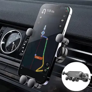 Car Phone Holder Mount, Car Air Vent Cell Phone Holder, Car Mobile Phone Mount, Universal Car Interior Accessories for All Smartphones & Cases