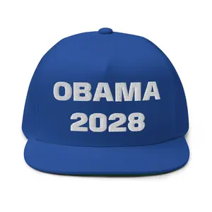 OBAMA 2028 Blue Flat Bill Hat