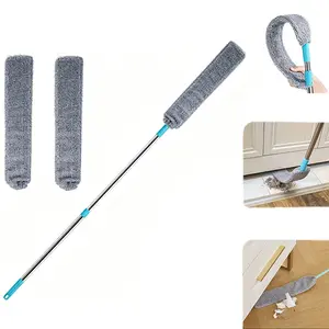 Extendable Microfiber Gap Duster with Telescopic Handle, Retractable Dusting Wand for Hard-to-Reach Areas, Lightweight & Durable Home Cleaning Tool for Furniture, Ceilings, Under Appliances & Narrow Spaces