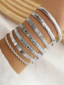 Fashionable Cuff Bangle, Fashion Jewelry for Party, Daily Clothing Decor, Trendy All-match & Exquisite Jewelry for Birthday Gift