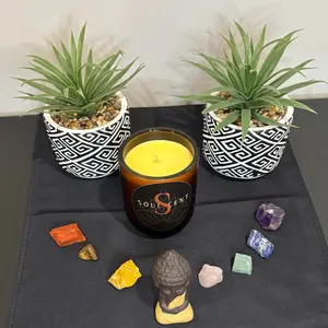 Golden Plexus Aroma-Therapy Candle Home Decor