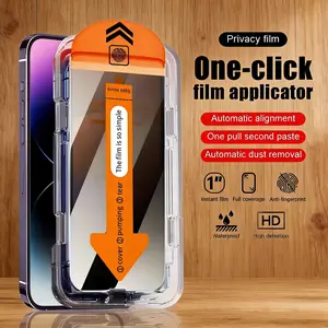 3pcs Full Cover Privacy Tempered Glass Screen Protector For iPhone 12 Pro Max/iPhone 12/iPhone 12 Pro/iPhone 12 mini/9H+ Hardness, Ultra HD, Anti-Scratch, Anti-Fingerprint, Easy to Install, Anti-Peeping