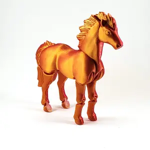 3D Printed Articulating Horse - Home Decor Ornaments
