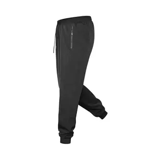 Men’s Tapered Jogger Pants, Quick-Dry Athletic Bottoms with Zipper Pocket, Elastic Cuff Workout Sweatpants for Gym & Daily Wear
