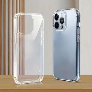 Luxury Clear Soft TPU Shockproof Case for Iphone17 16 15 14 13 12 11 Pro Max 16 15 14 Plus 13 12 Mini X XS Max XR 8 7 Plus Back Cover