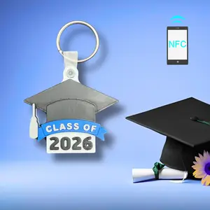 Class of 2026 Graduate Graduation NFC Keychain | Personalized Gift | Graduation Gift | Senior Gift | High School College Grad |