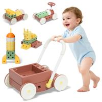 Children's building block car