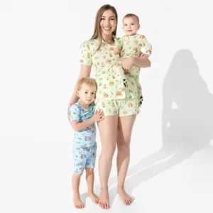 Capybara Boba Bamboo Women's Pajama Short Set