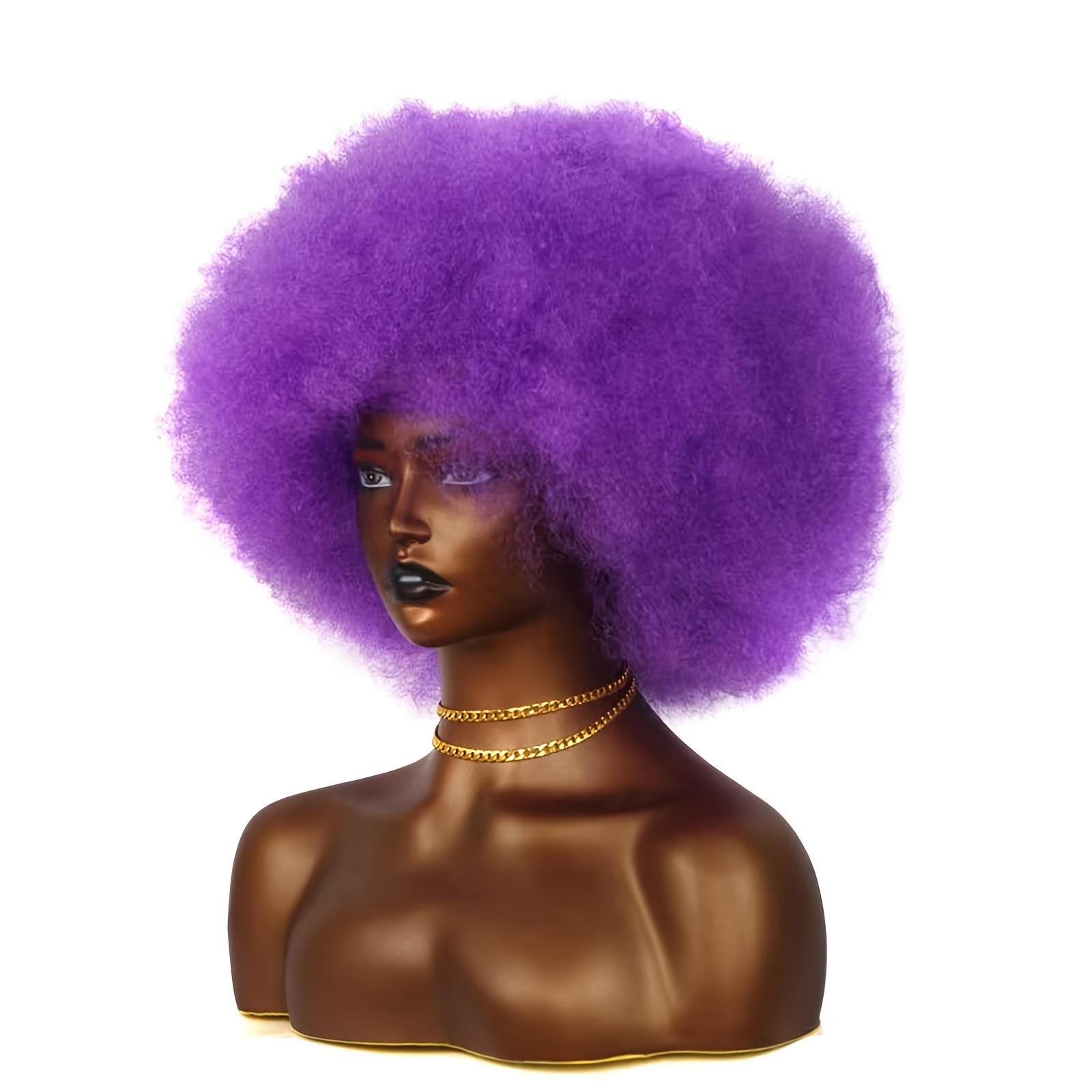 A Vintage 70S Afro-Style Curly Wig with Density, Featuring a Soft And Full Fluffy Look, Perfect for Parties And Cosplay