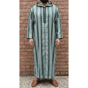 Green Striped Jellaba