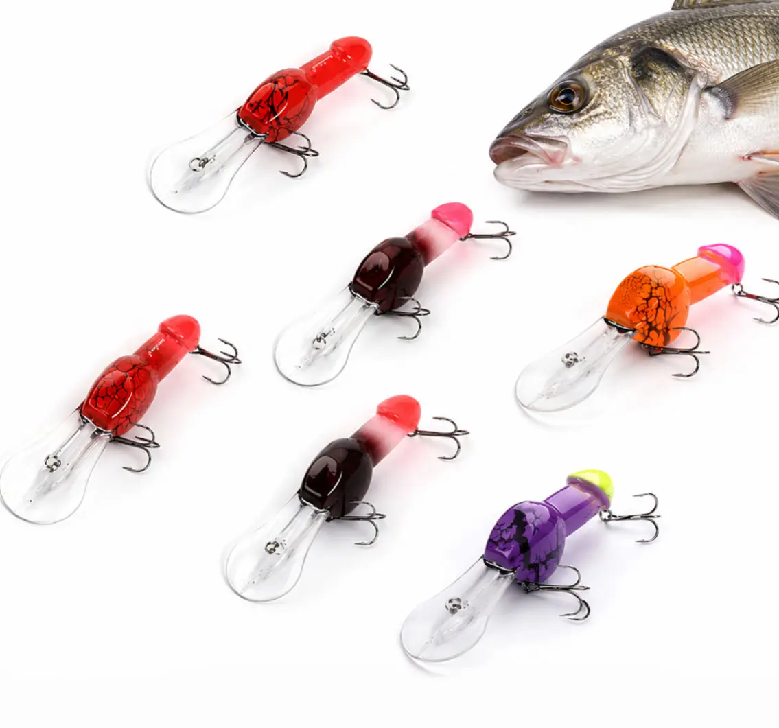 6 PCS Hard Plastic Crankbait Lure Set - Crack Pattern Floating-Sinking Casting Baits, Bass Fishing Lures for All Depths, Hard Bait Hook Kit, Gift for Anglers