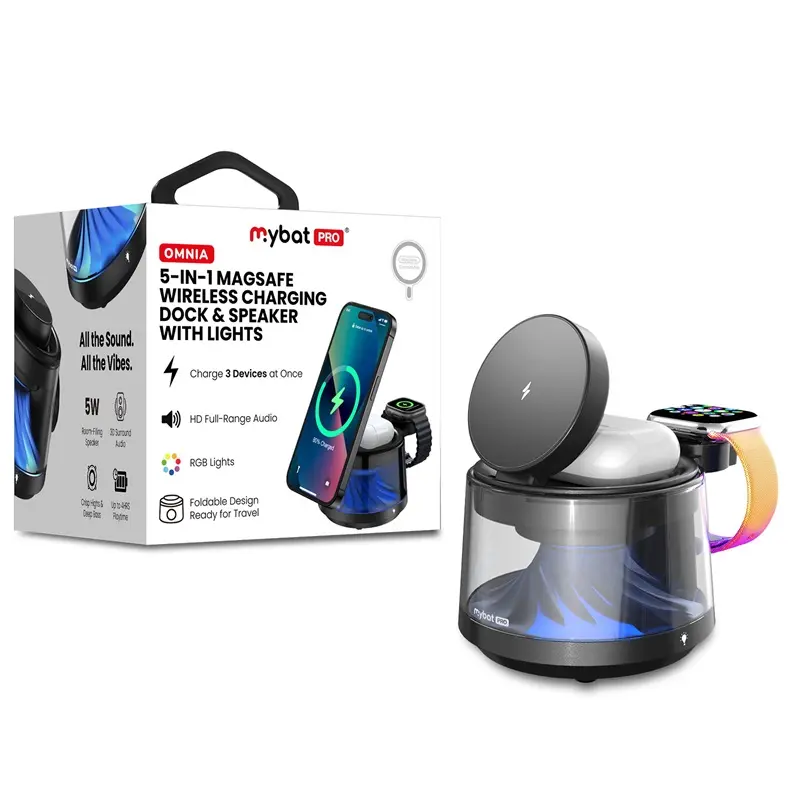 MyBat Pro Omnia 5-in-1 MagSafe Wireless Charging