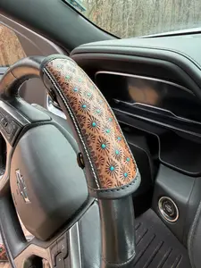 Sunburst Turq. Oh Sheet Handle Cover