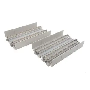 Kato 20422 Double-Track Straight Viaduct Track - Unitrack -- 4-7/8" 124mm pkg(2), N Scale