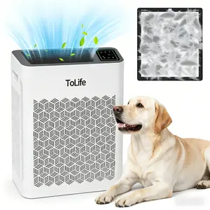 ToLife K2 Air Purifier – HEPA Power for 1095 Ft² Rooms | Auto Mode, PM2.5 Display & Timer | Fights Smoke, Pollen & Allergens