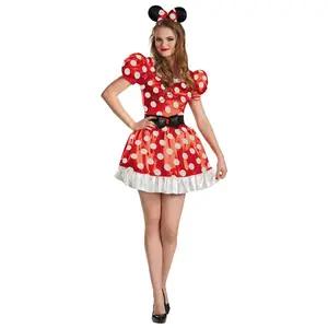 Red Minnie Classic Adult Costume