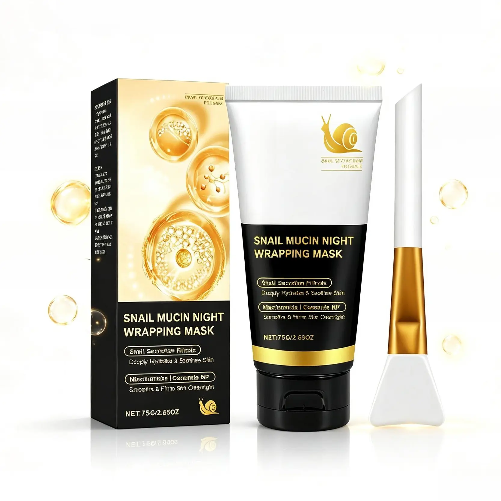 Turmeric Sleeping Gel Mask, Mild Hydrating Overnight Facial Mask, Gentle Exfoliating Treatment, Deep Moisturizing Leave-On Mask For Smooth Revitalized Skin