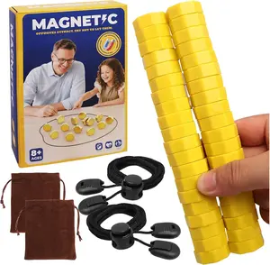 Magnetic Chess Game, 1 Box Chess Board Game, Strategy Board Game, Chess Game for 1-4 Players, Fun Game for Kids & Adults, Family Board Game, Tabletop Chess Board