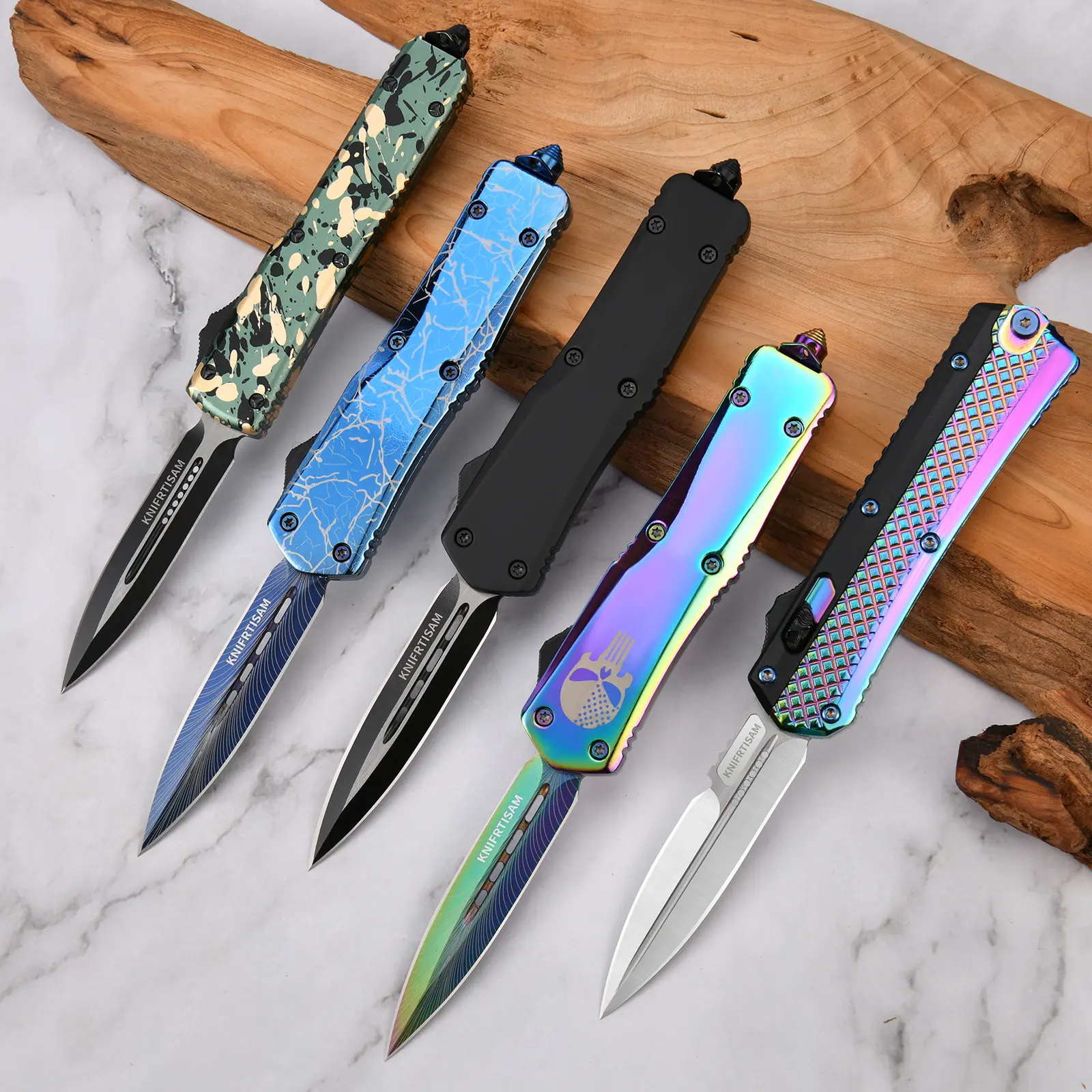 EDC Folding Pocket Knife, Multifunctional Foldable Knife,Zinc Alloy Non-Slip Handle & Stainless Steel Blade, OutdoorCamping Hunting Everyday Daily Carry Gift for Men andWomen