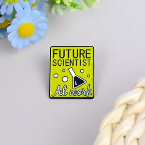 Science Lover Pins, Future Scientist Lapel Badge, Lab Tech Gift For Scientist Science Teacher, STEM Education, Laboratory Accessories 025