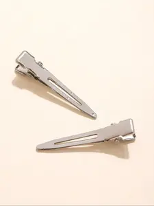 Simple Design Solid Color Metal Hair Clips (40pcs) Sectioning Clips, Casual Versatile Hair Accessories for Women, Minimalist Hairwear for Daily Wear, Hair Clip Set