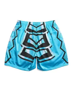 WWE Pentaa Blue Retro Shorts