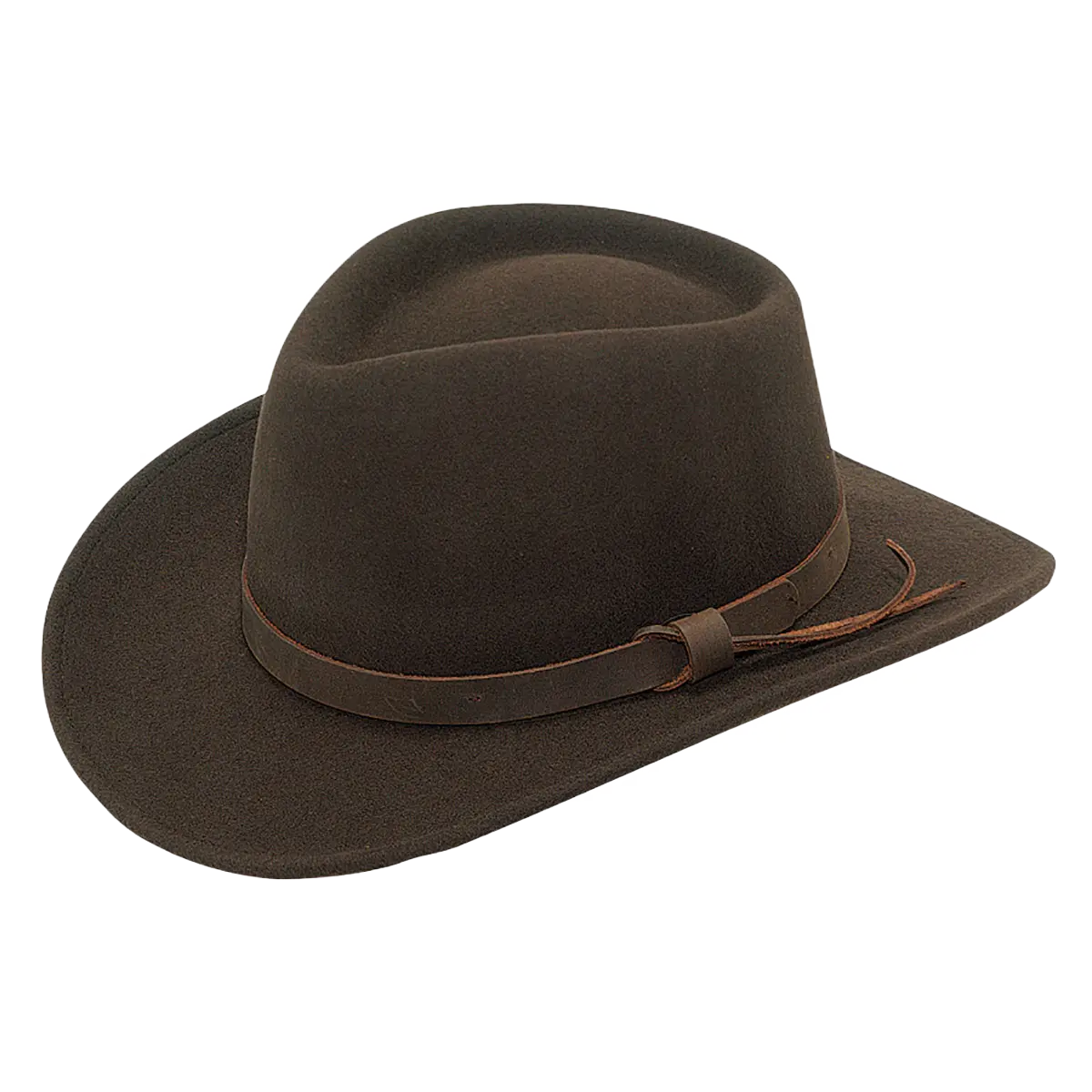 Twister Men's Durango Crushable Wool Brown Hat 7211202 Twister Men's Durango Crushable Wool Brown Hat 7211202